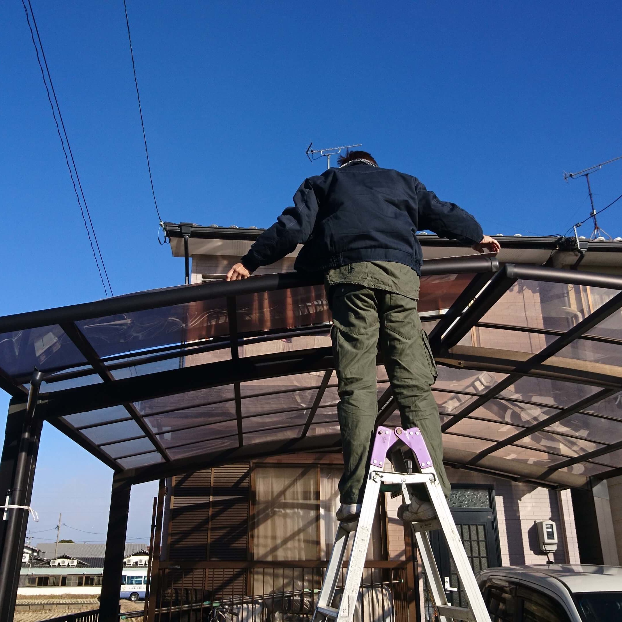 カーポートパネル交換 常滑市 | カーポートパネル交換ならエクステリアの窓口常滑市