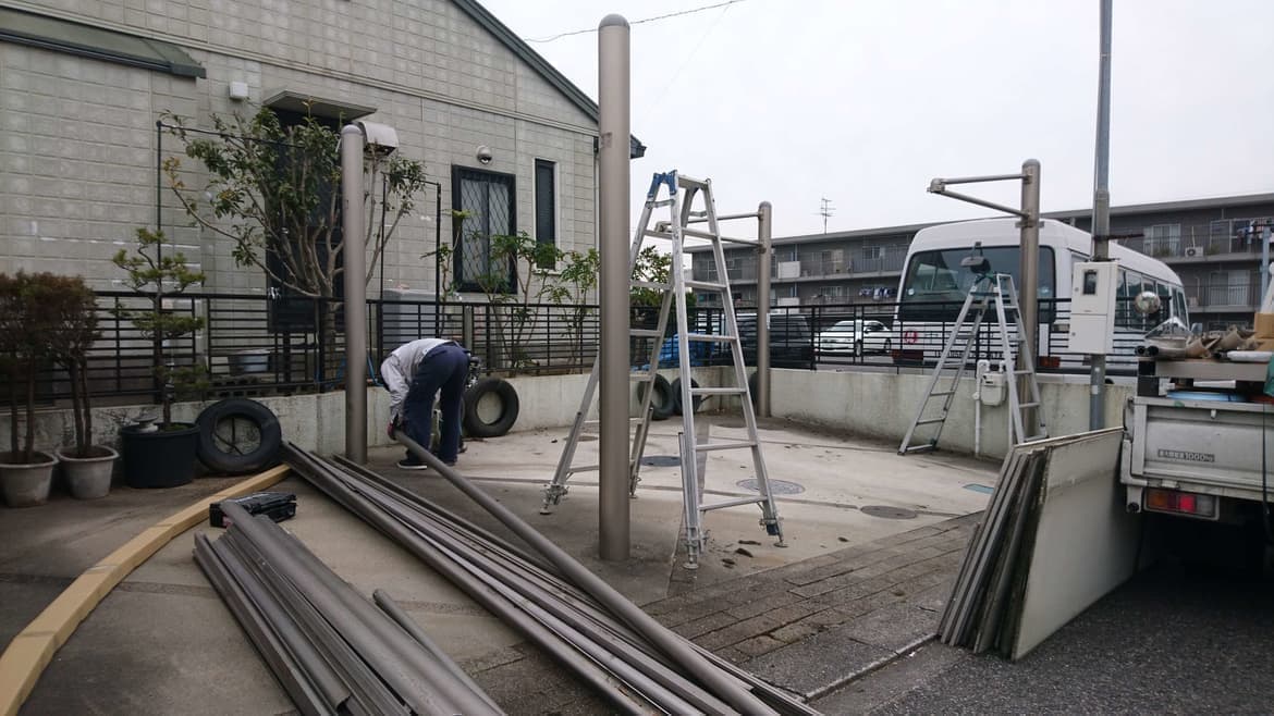 カーポート解体工事 常滑市 | カーポート修理ならエクステリアの窓口常滑市