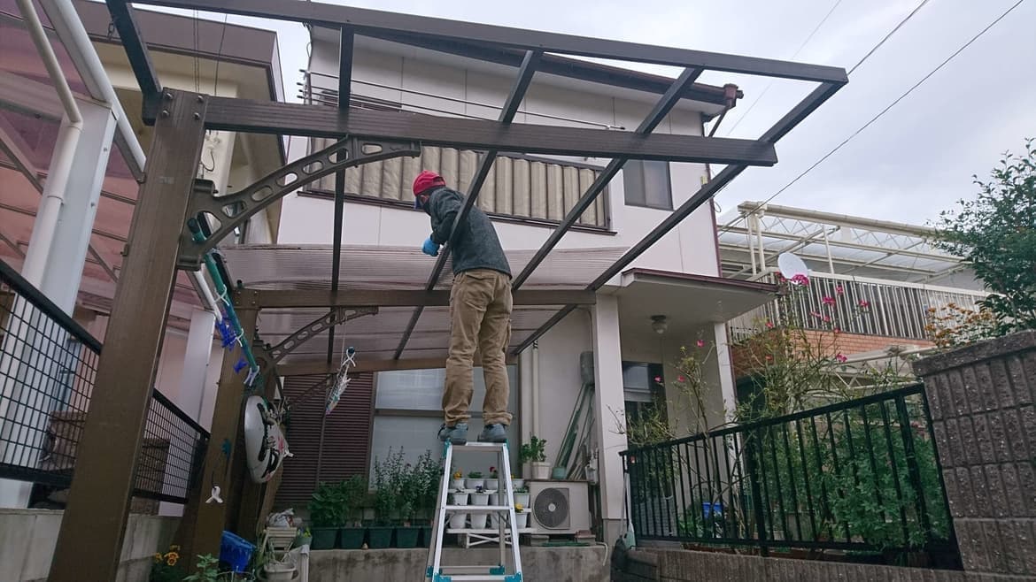 カーポート波板修理 常滑市 | カーポート修理ならエクステリアの窓口常滑市