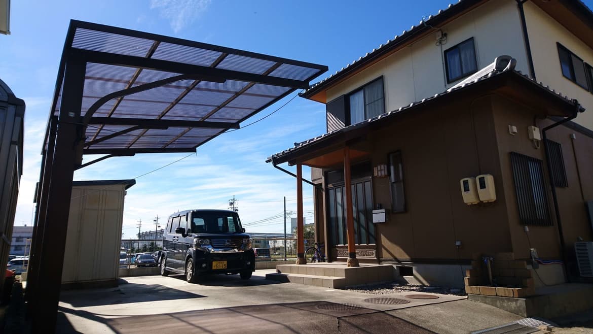 カーポート波板張替え 常滑市 | 波板張替えならエクステリアの窓口常滑市