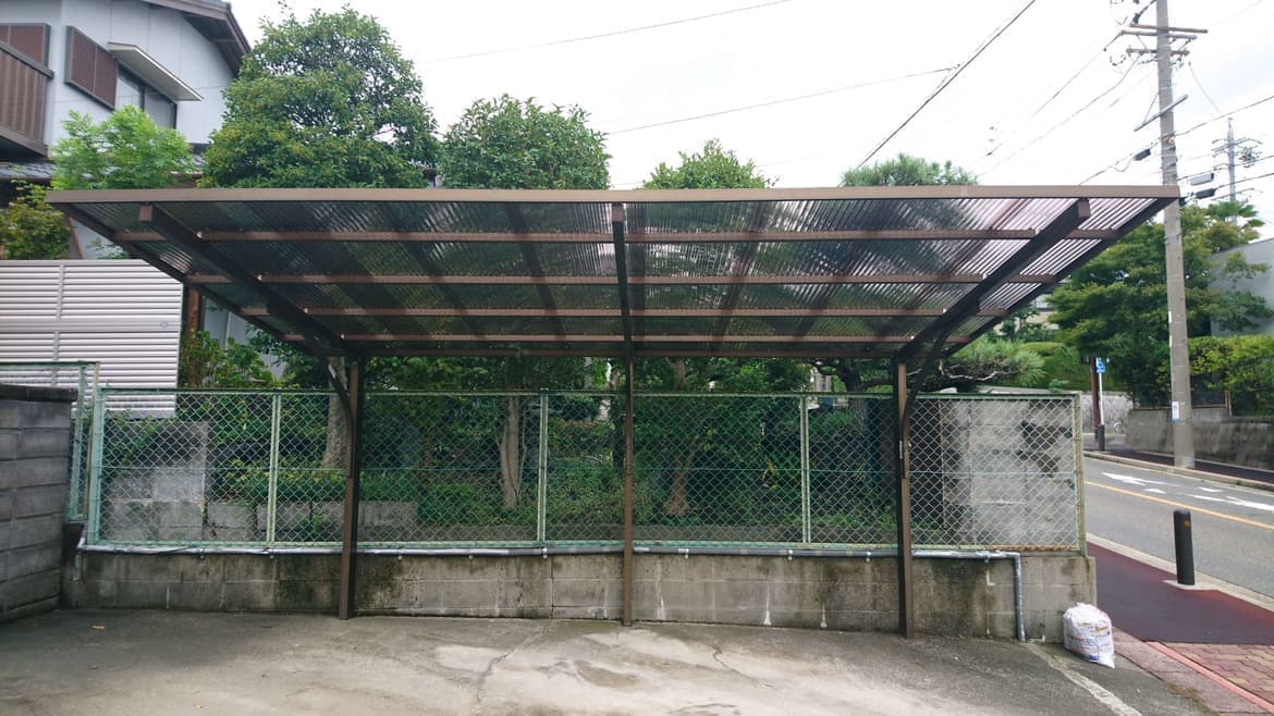 カーポート波板交換 常滑市 | 波板交換ならエクステリアの窓口常滑市