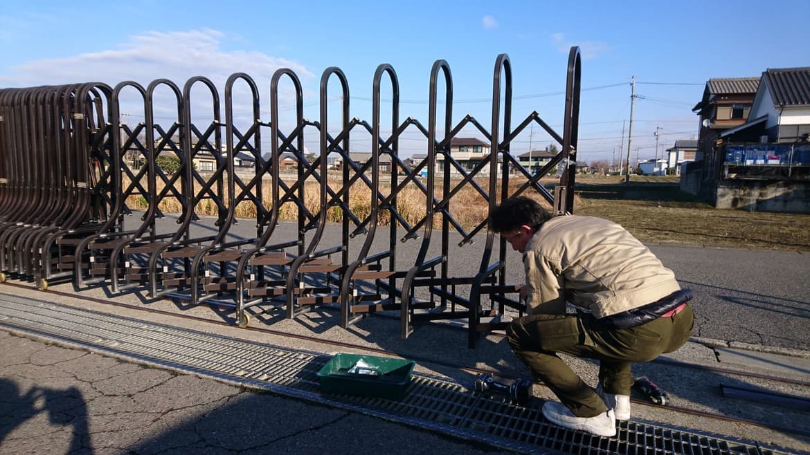 大型引戸門扉修理 常滑市 | 門扉の取替えならエクステリアの窓口常滑市