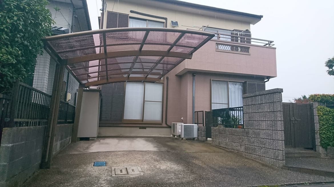 カーポートパネル交換 常滑市 | カーポート修理ならエクステリアの窓口常滑市